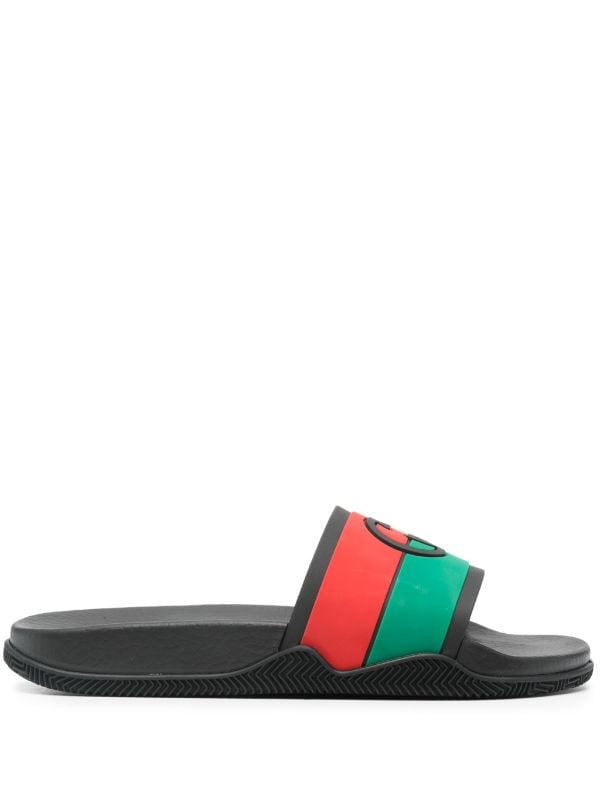 Gucci
Interlocking-G Web-Stripe slides