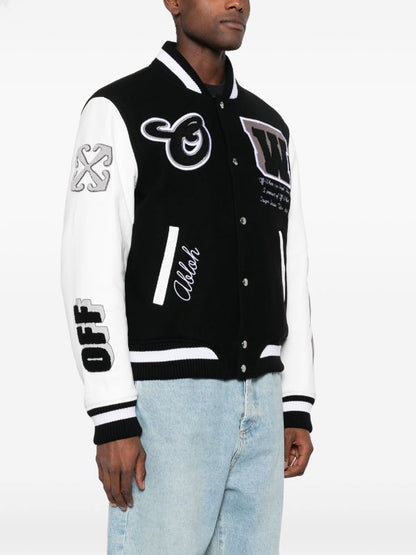 Off-White
Lea appliqué varsity jacket