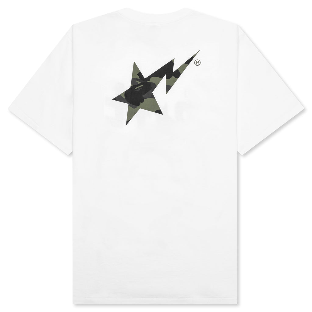 1st Camo Bape STA Tee - White/Green