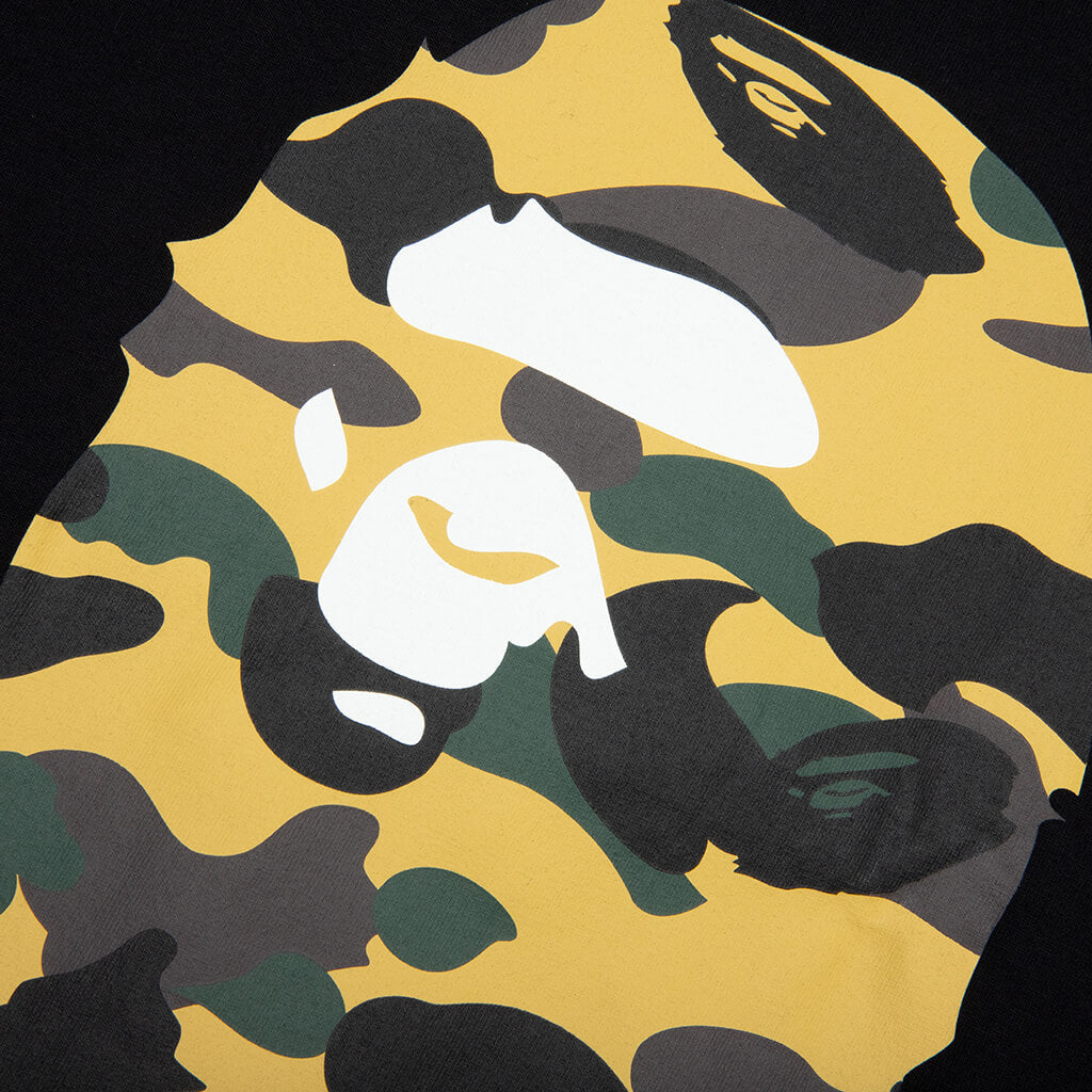 1st Camo by Bathing Ape Tee - Black/Yellow