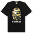 1st Camo by Bathing Ape Tee - Black/Yellow