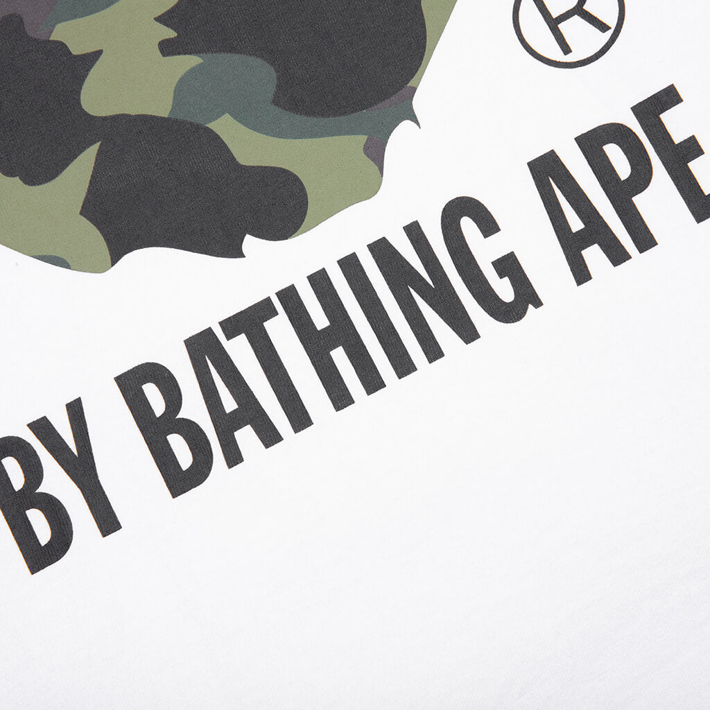 1st Camo by Bathing Ape Tee - White/Green