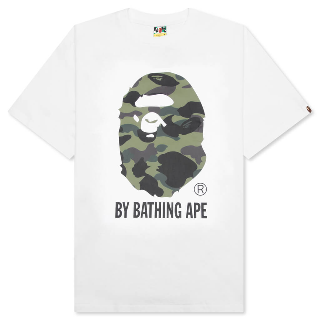 1st Camo by Bathing Ape Tee - White/Green