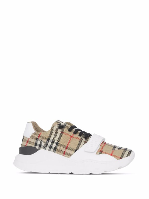 Burberry
Vintage Check-pattern touch-strap sneakers