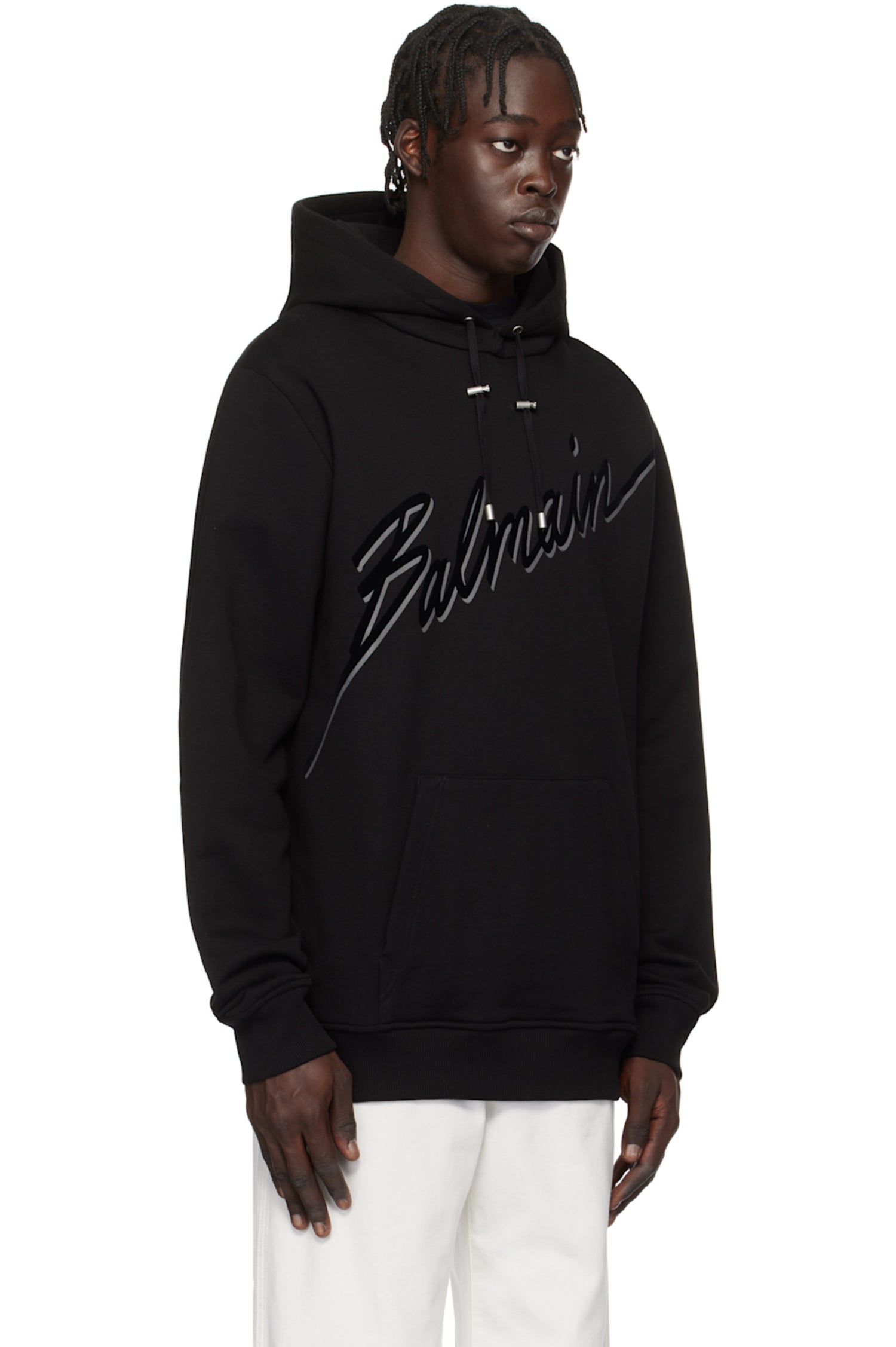 BALMAIN
Black Flocked &