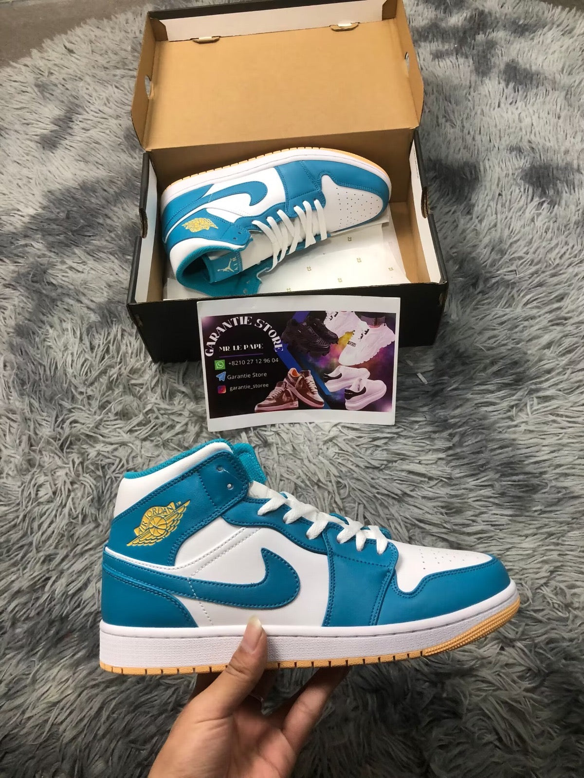 Jordan
Air Jordan 1 Mid &quot;Aquatone&quot; sneakers