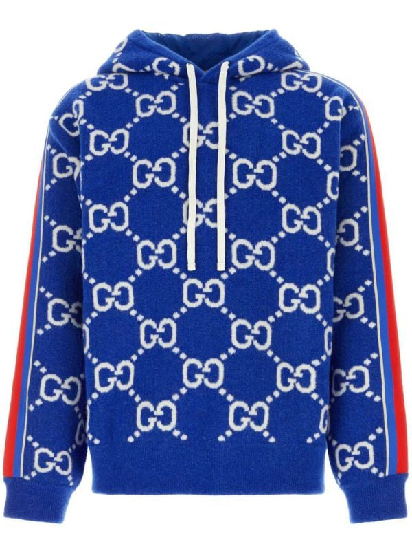 Gucci
GG jacquard knitted hoodie