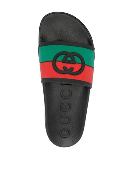 Gucci
Interlocking-G Web-Stripe slides