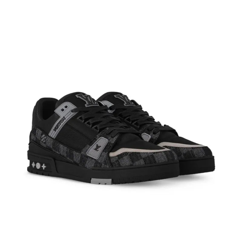 LOUIS VUITTON Trainer Lifestyle Shoes Men Low-Top Black