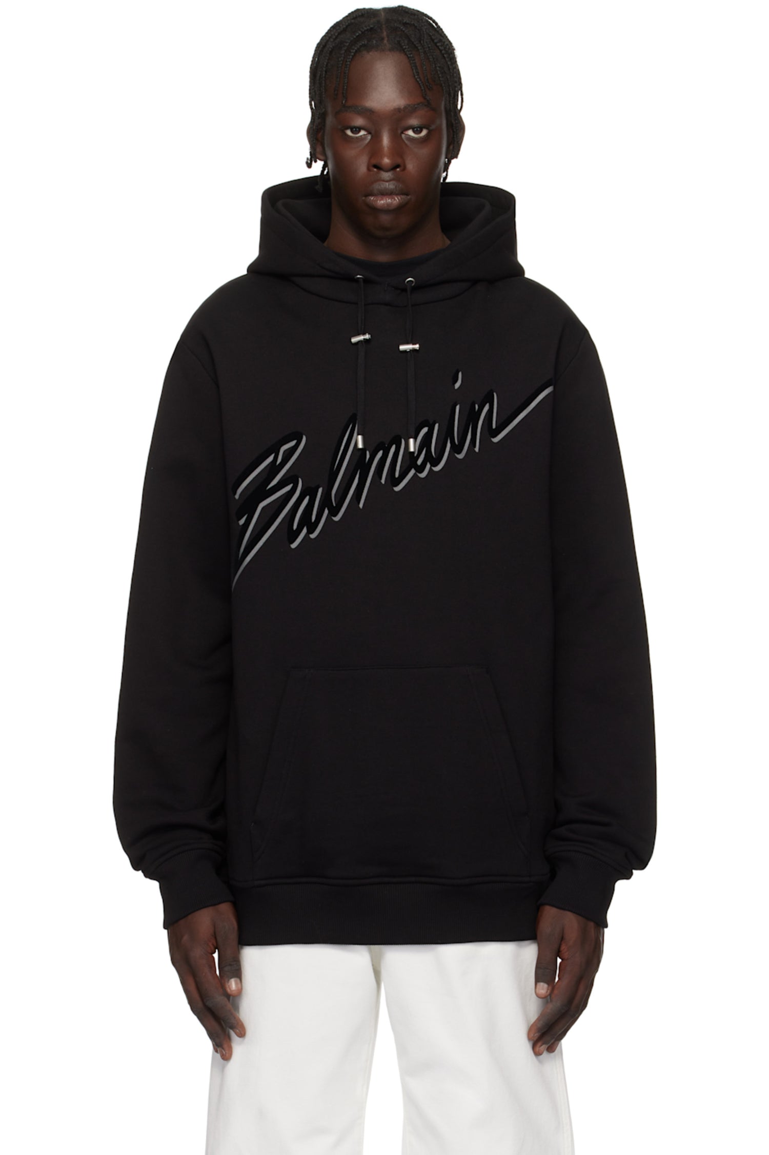 BALMAIN
Black Flocked &