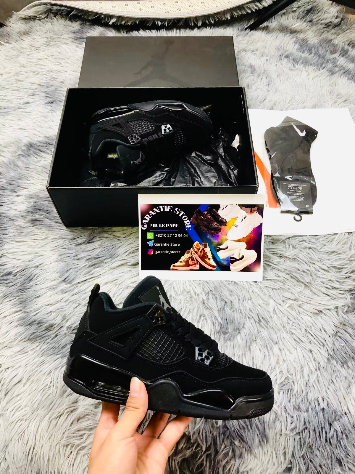 Jordan
Air Jordan 4 Retro &quot;Black Cat 2020&quot; sneakers