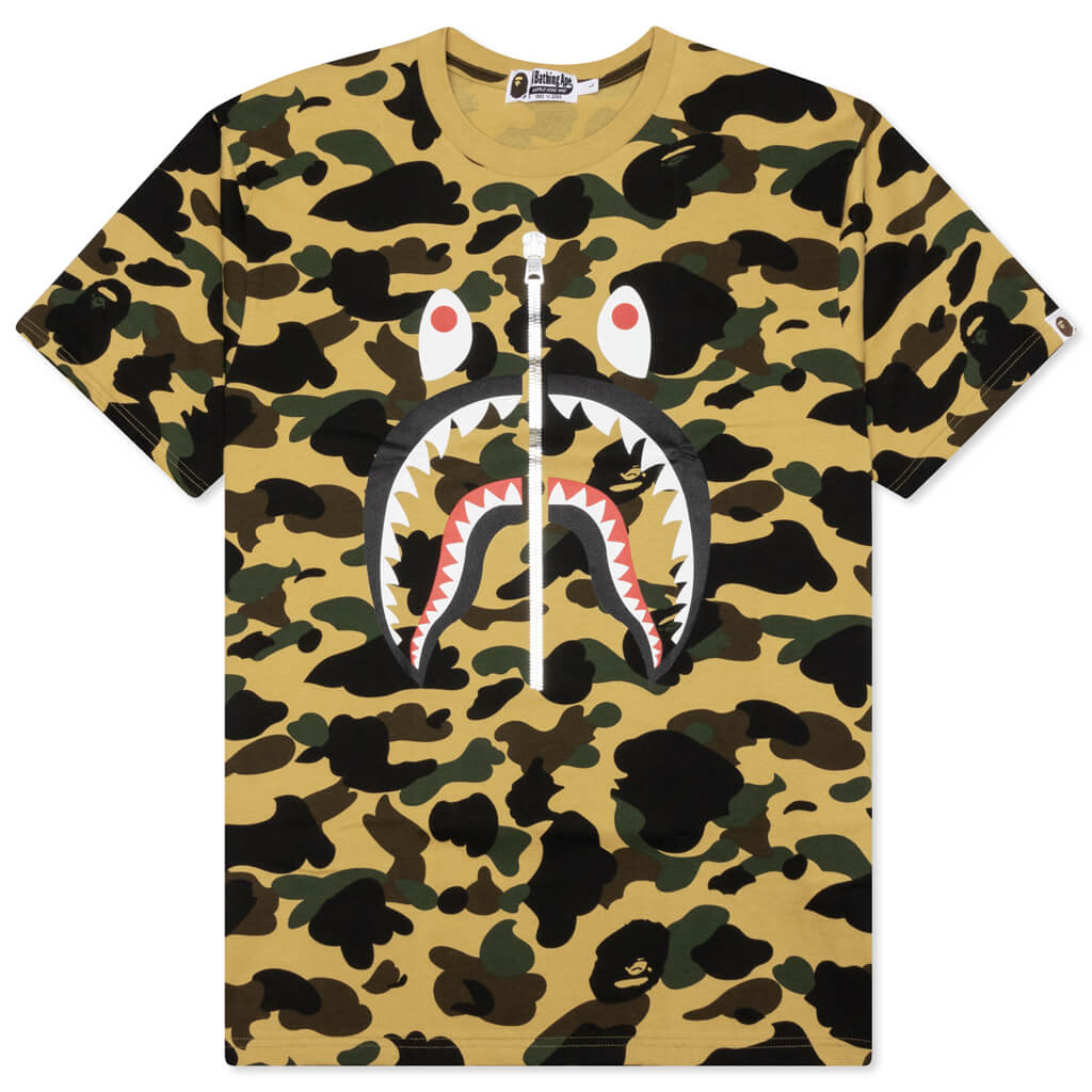 1st Camo Shark Tee - Yellow