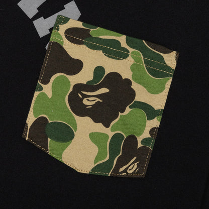 ABC Camo College Pocket Relaxed Tee - Black