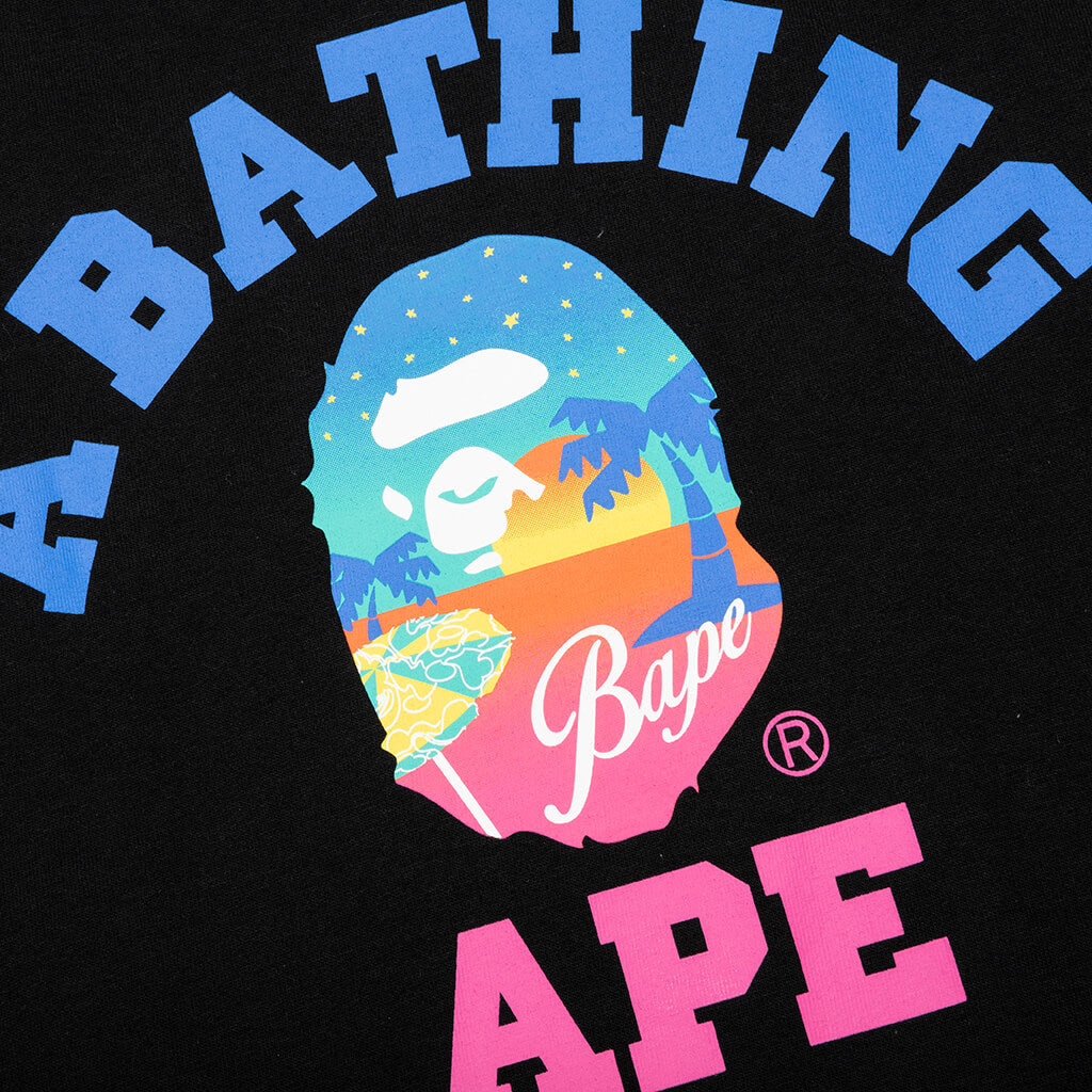 Bape Sunset Beach Tee - Black