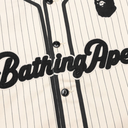 A Bathing Ape Baseball Shirt - Ivory