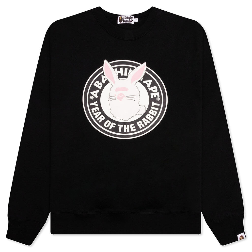 Year Of The Rabbit Crewneck - Black