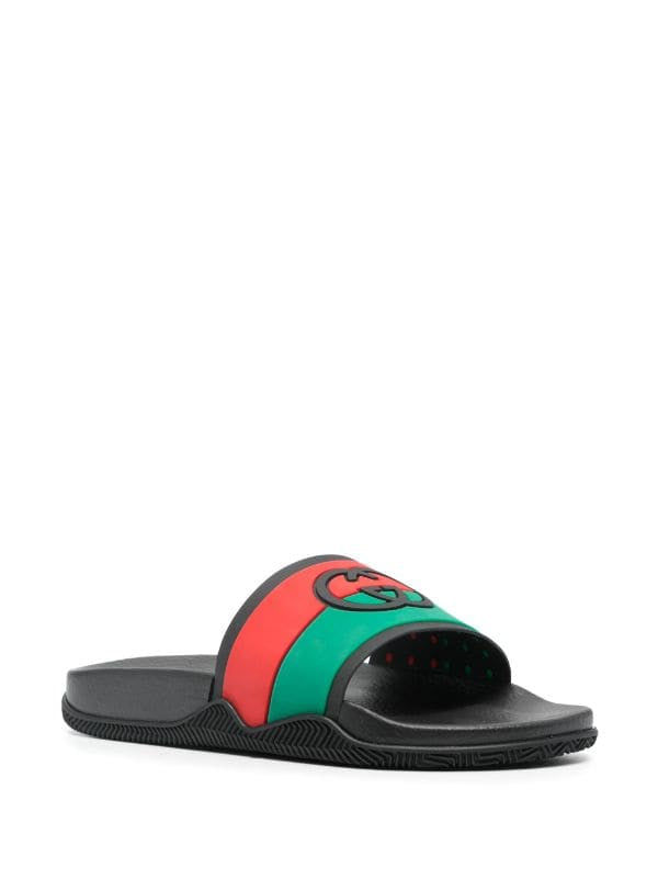 Gucci
Interlocking-G Web-Stripe slides