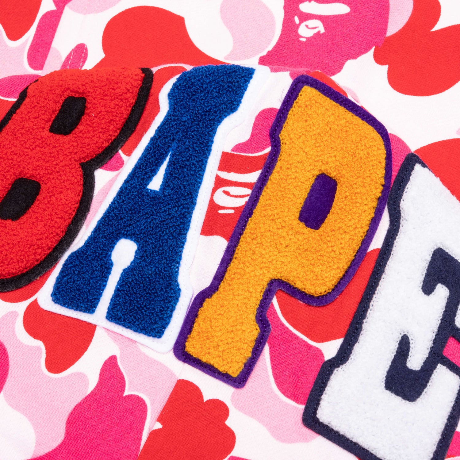 ABC Camo 2nd APE Pullover Hoodie - Pink