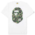 ABC Camo Big Ape Head Tee - White/Green