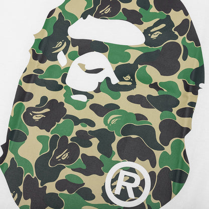 ABC Camo Big Ape Head Tee - White/Green