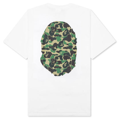 ABC Camo Big Ape Head Tee - White/Green