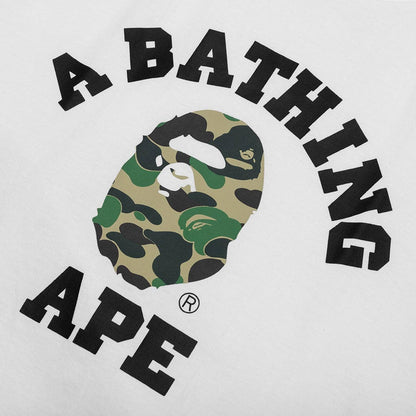 ABC Camo College Tee - White/Green