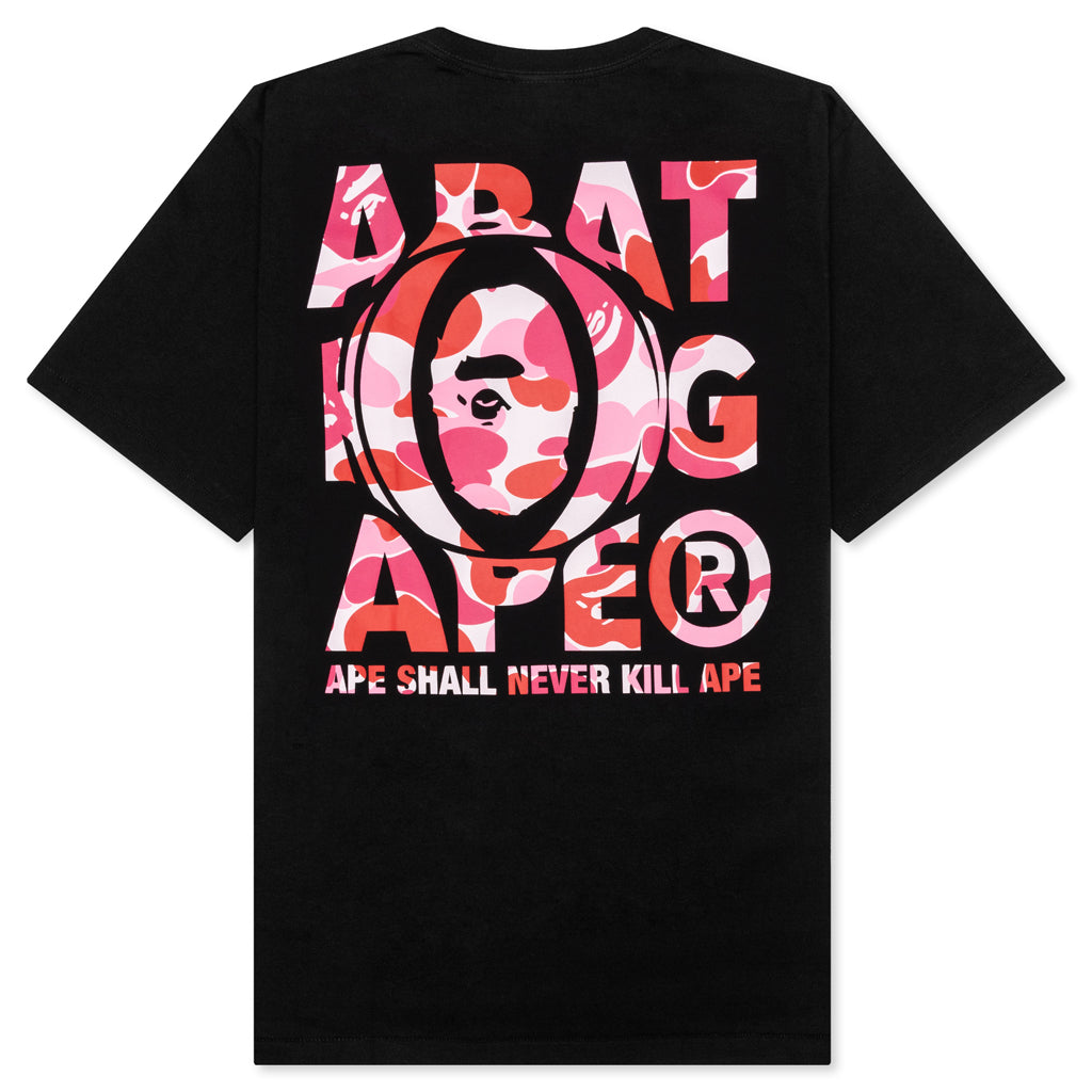 Abc Camo Ape Head Relaxed Fit Tee - Black