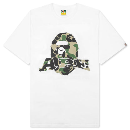 Abc Camo Ape Head Relaxed Fit Tee - White