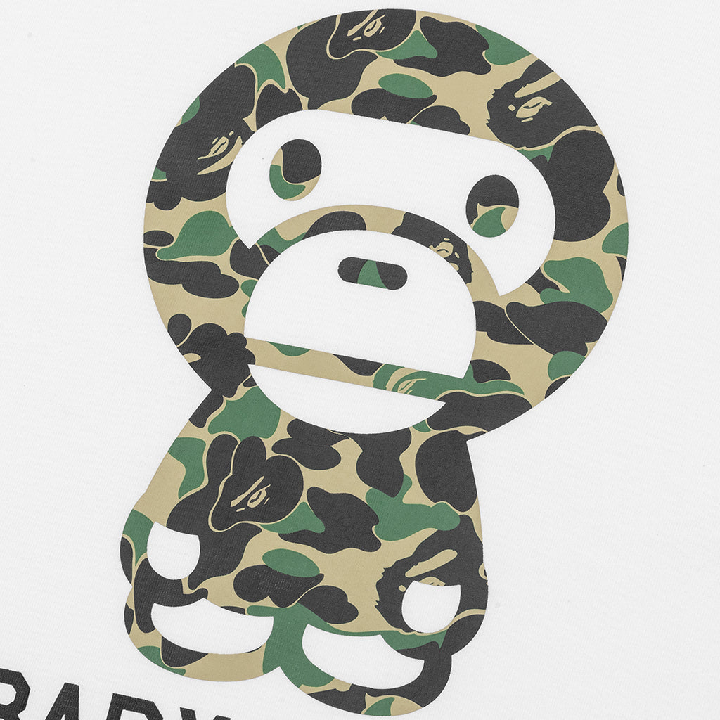 Abc Camo Baby Milo Tee - White/Green