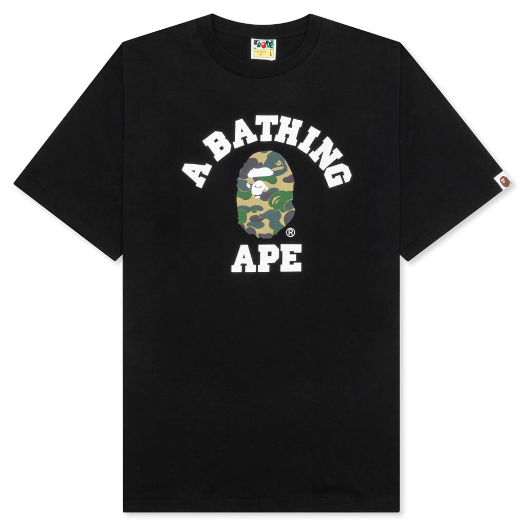 ABC Camo College Tee - Black/Green