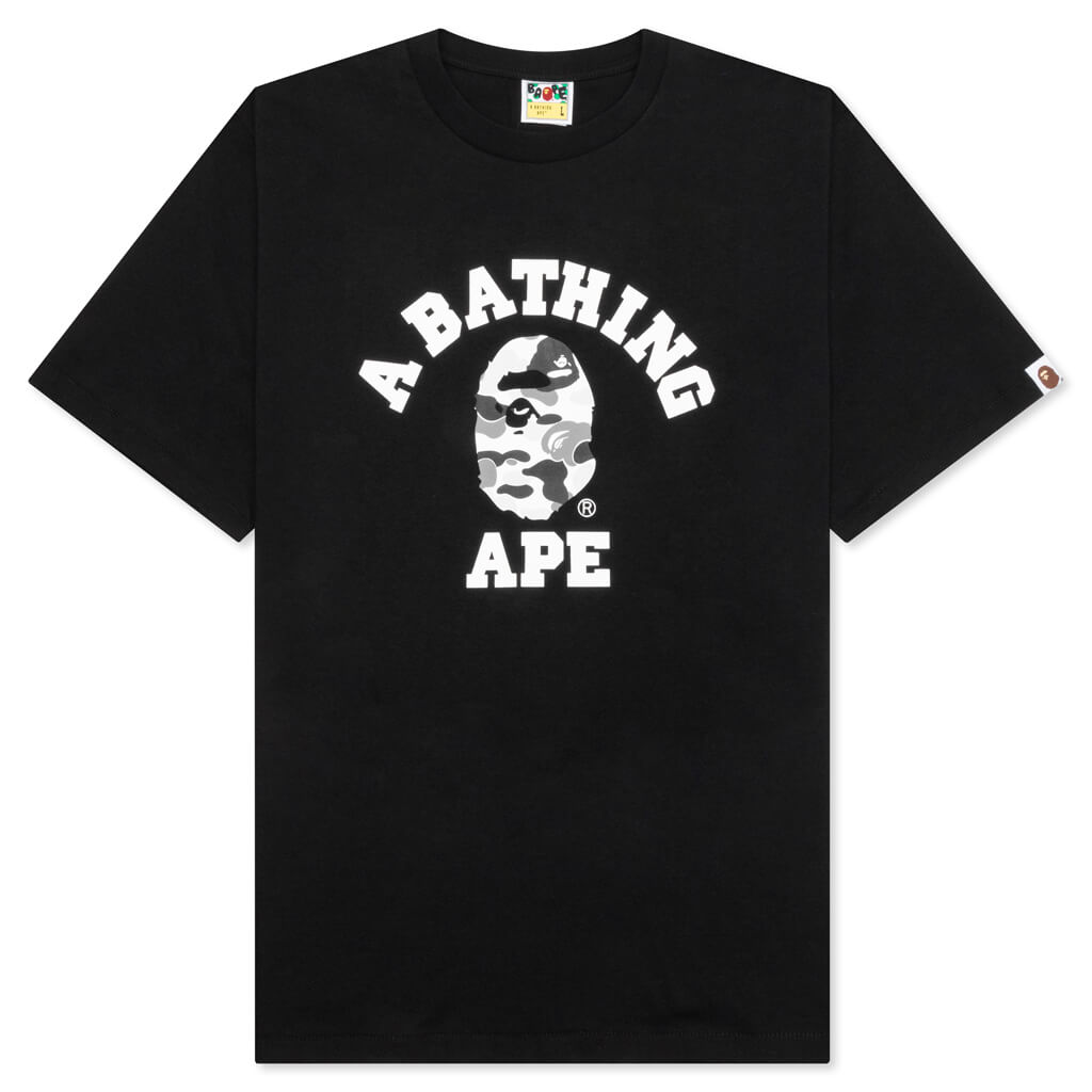 ABC Camo College Tee - Black/Grey