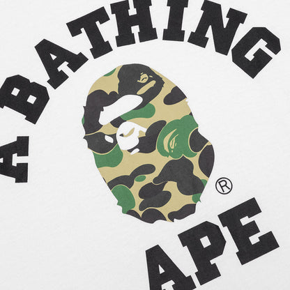 ABC Camo College Tee - White/Green