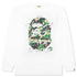 Abc Camo Japanese Letters L/S Tee - White/Green