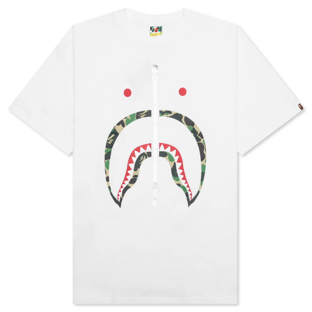 ABC Camo Shark Tee - White/Green