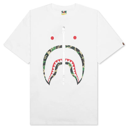 ABC Camo Shark Tee - White/Green