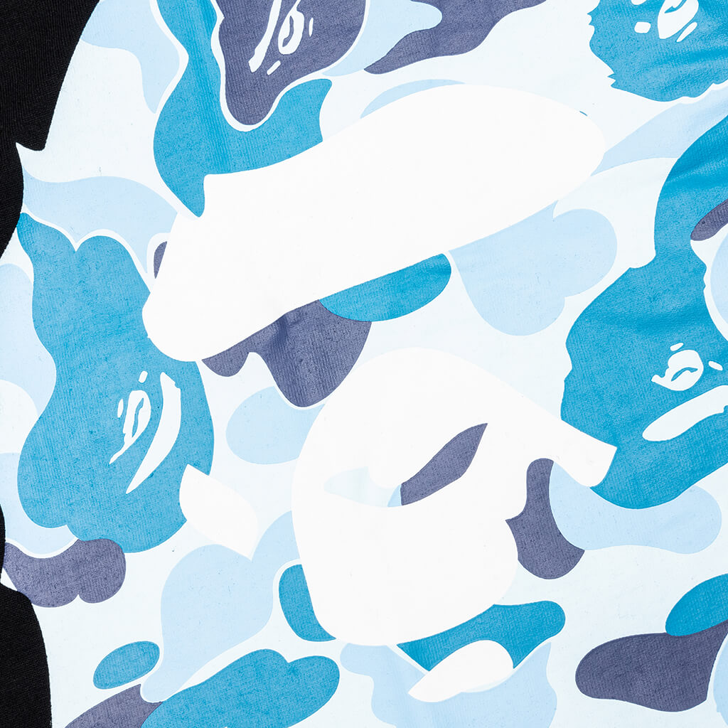 Abc Camo Side Big Ape Head Tee - Black/Blue