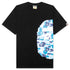 Abc Camo Side Big Ape Head Tee - Black/Blue