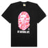 ABC Camo By Bathing Ape Tee - Black/Pink