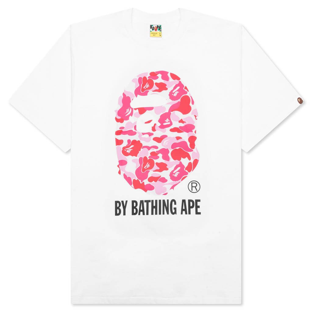 ABC Camo By Bathing Ape Tee - White/Pink