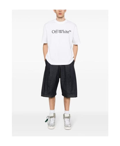 OFF WHITE LOGO PRINT CREW NECK T-SHIRTS