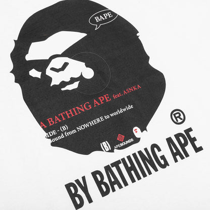 (B)Y Bathing Ape Tee リラックス - White