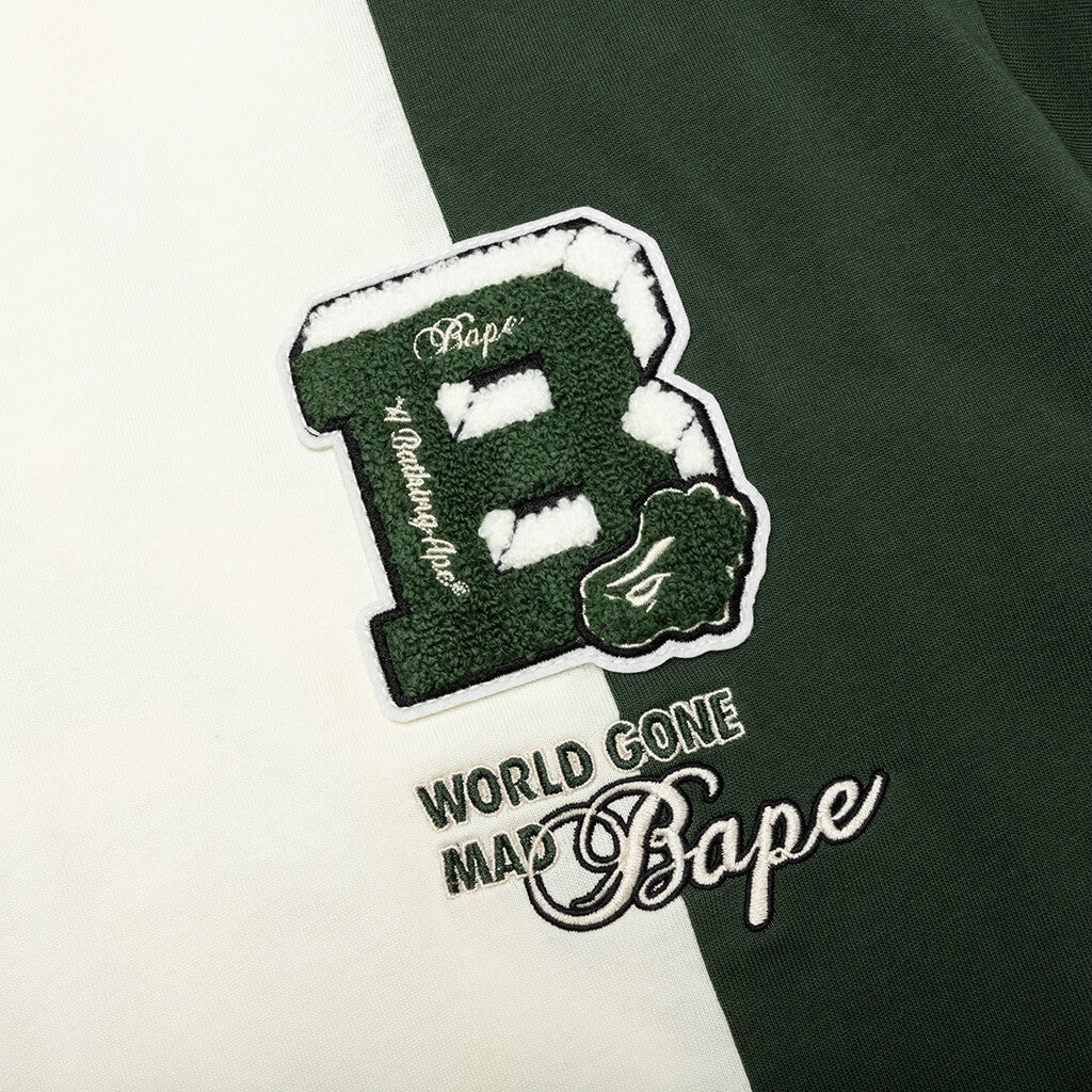 Bape Badges Color Blocking Tee - Ivory