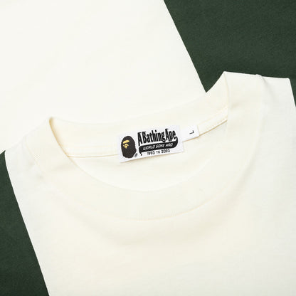 Bape Badges Color Blocking Tee - Ivory