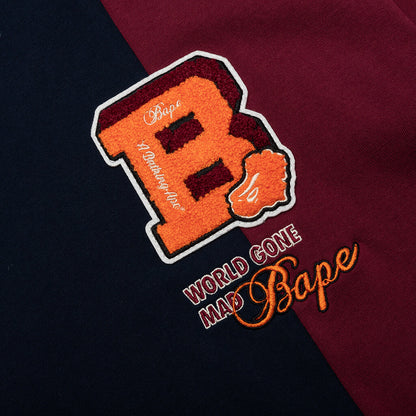 Bape Badges Color Blocking Tee - Navy