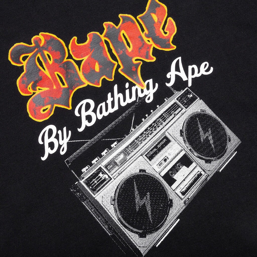 Bape Boombox Tee C - Black