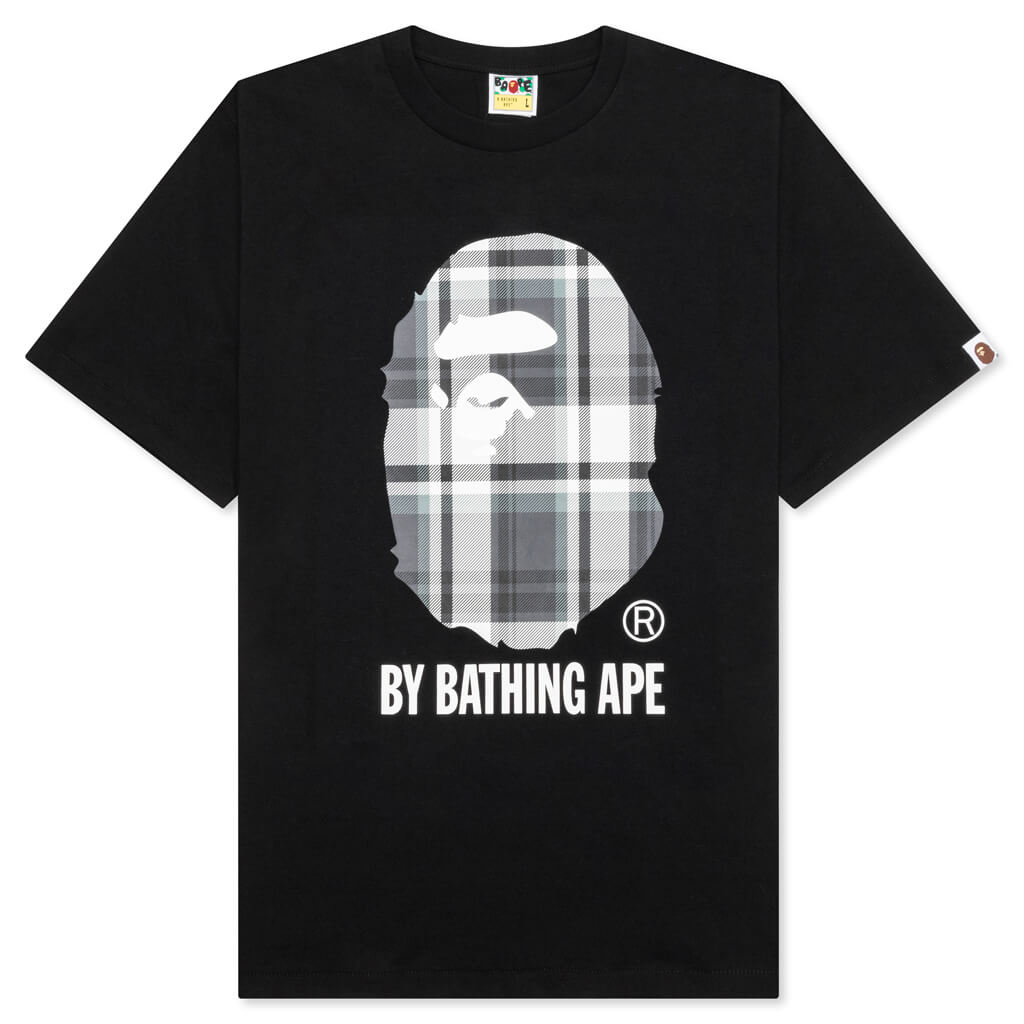 Bape Check by Bathing Ape Tee - Black