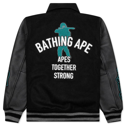 Bape Varsity Jacket - Black