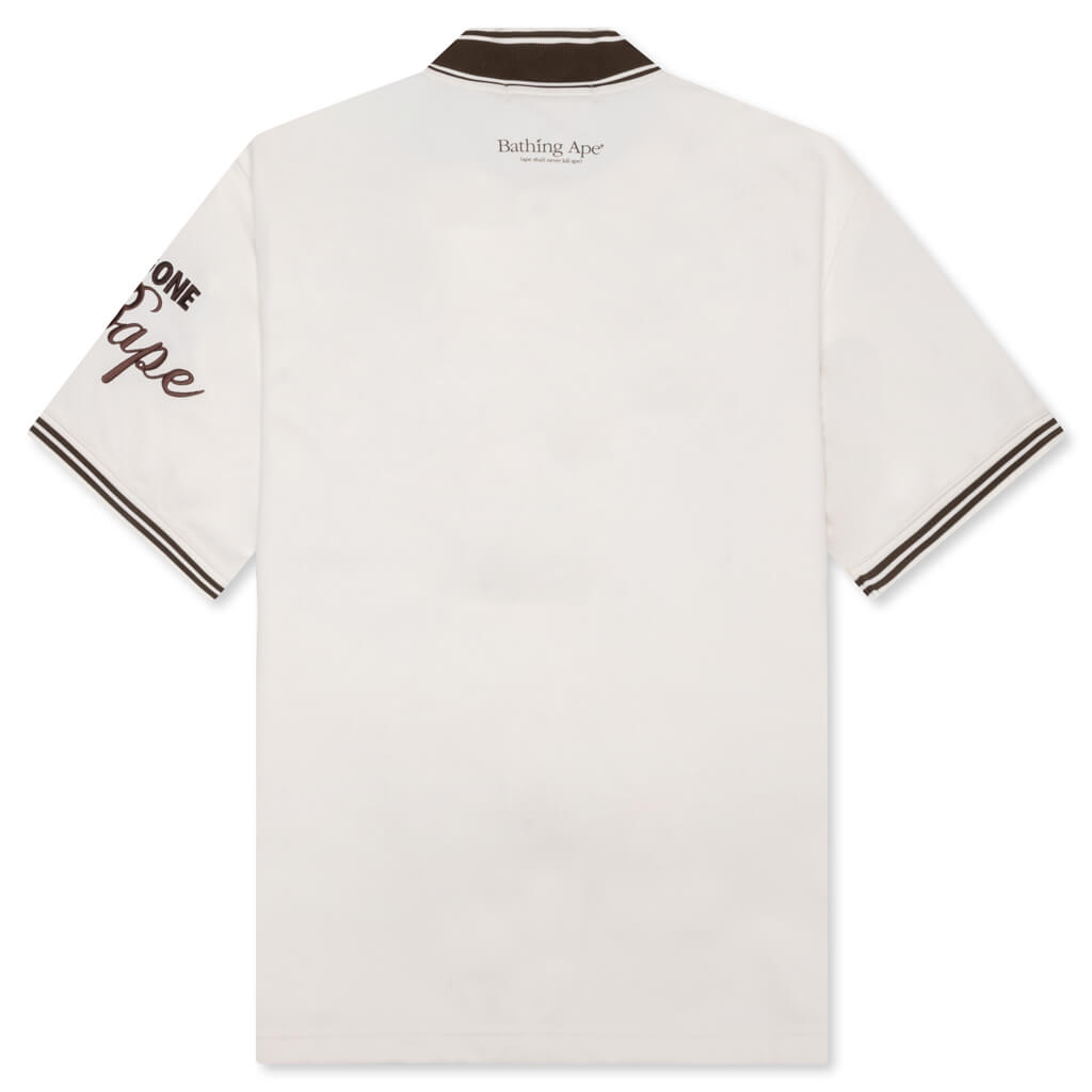 Baseball Jersey S/S Shirt - Ivory