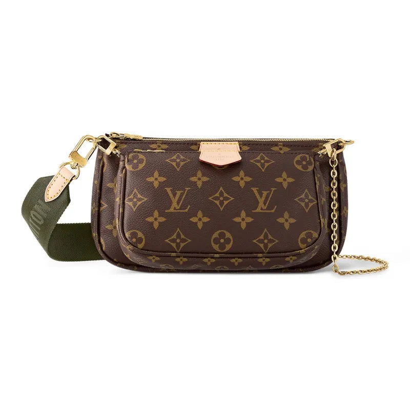 LOUIS VUITTON Multi Pochette Accessories Monogram Khaki