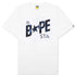 Color Camo Bape Sta Logo Tee - White